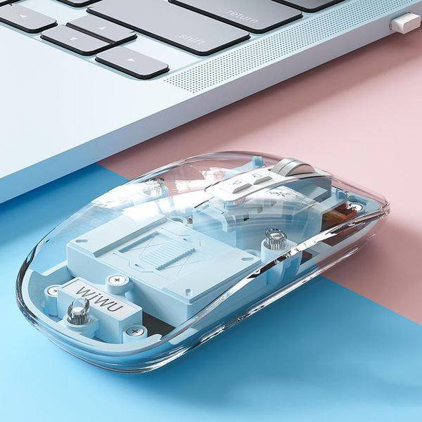 "See Through Me" Wireless Silent Bluetooth Mouse