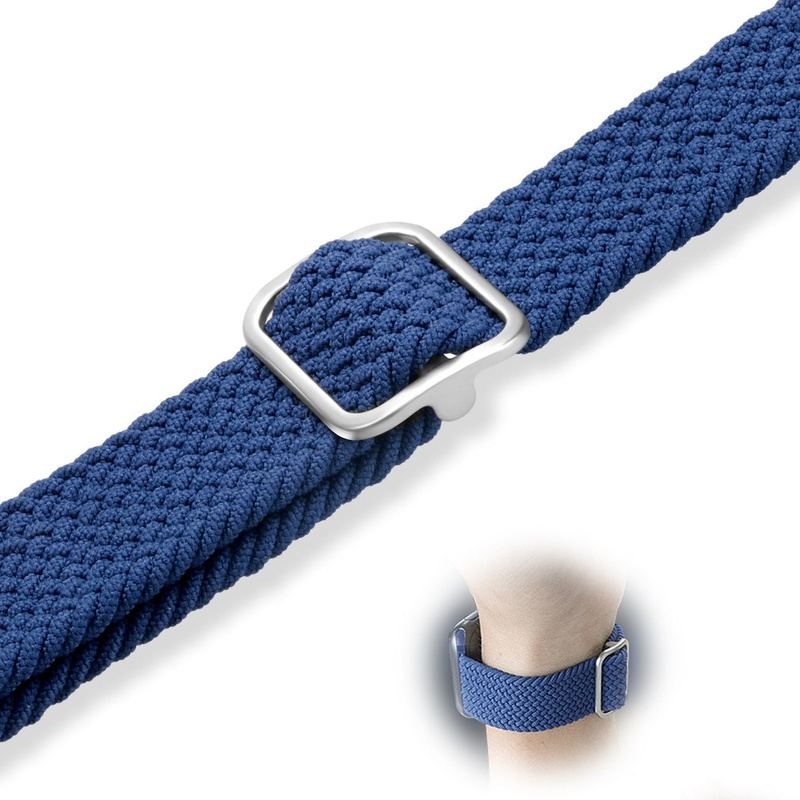 "Stripe iWatch Strap" Nylon Braided Loop For Apple Watch