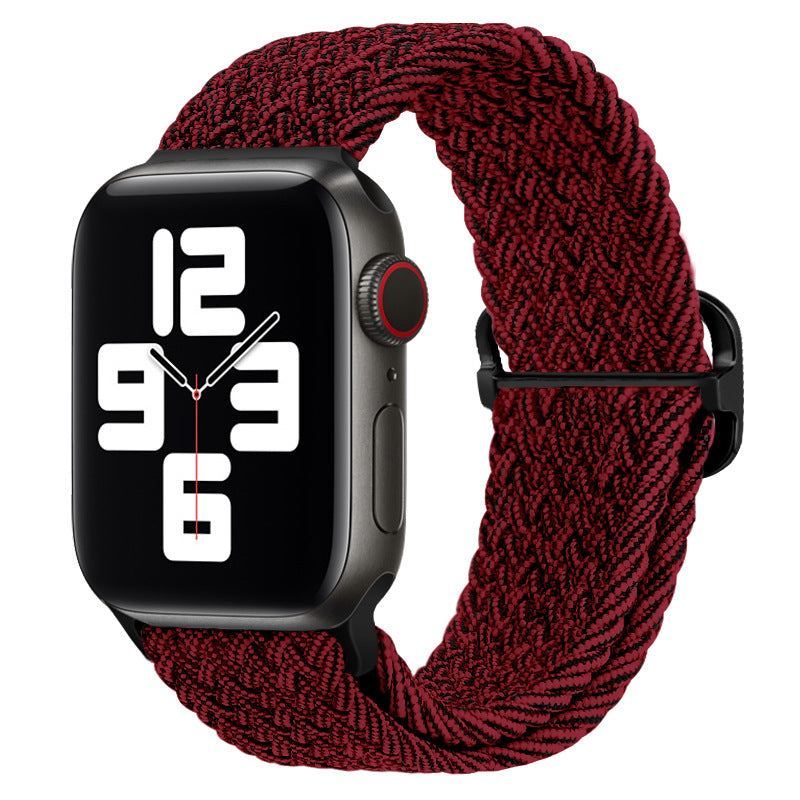 "Stripe iWatch Strap" Nylon Braided Loop For Apple Watch