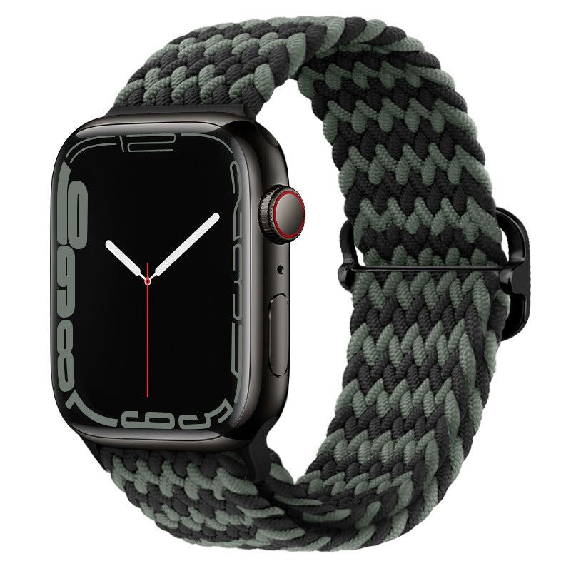 "Stripe iWatch Strap" Nylon Braided Loop For Apple Watch