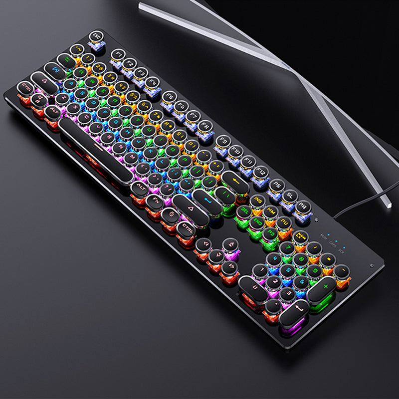 "Vibe" Retro Punk Wired Gaming Keyboard